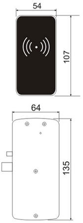 قفل إلكتروني للأثاث