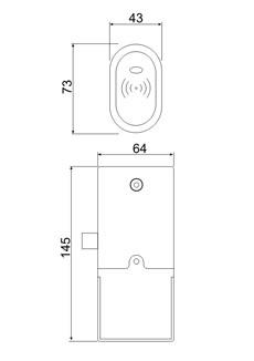 قفل إلكتروني للأثاث