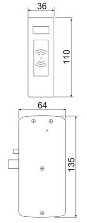 قفل إلكتروني للأثاث